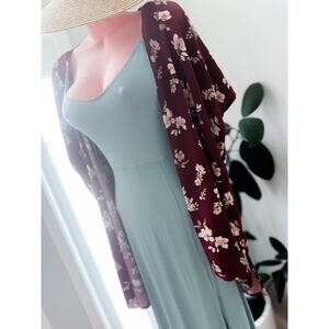 Bloom Where the Leaves Fall cottagecore Garden of Gentle Wanderings kimono wrap